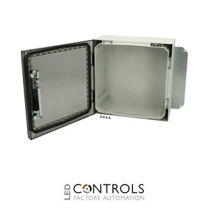 8121089 Fibox ARCA 404021ST Cabinet, Polycarbonate Transparent cover, Swinghandle