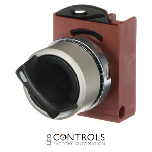 1SFA184110R9006 ABB P9MSMD0N 2-Position Maintained Black Selector Switch - image 3