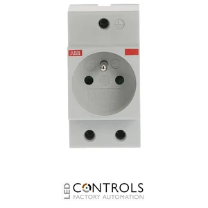 2CSM110000R0711 ABB M1174 French Standard Modular Socket Grey 16 A 250 V AC