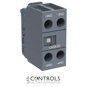 1SBN010110R1020 ABB CA4-20 Auxiliary Contact Block 2NO Front Mount