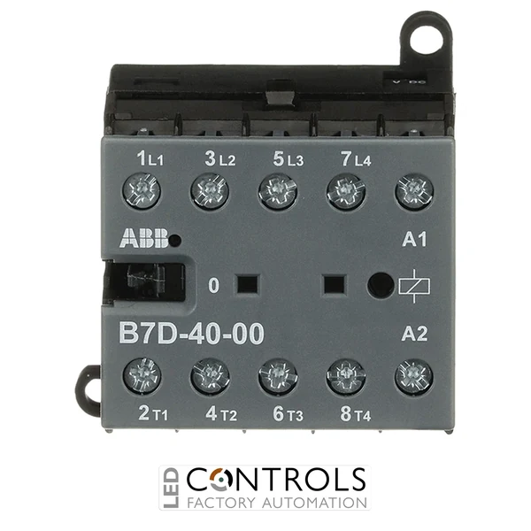 GJL1317201R0001 ABB B7D-40-00-01 B7D Mini Contactor 24 V DC Coil 4NO Screw Terminals with Diode