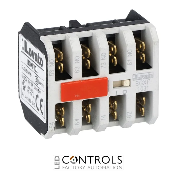 11BGXF1031 - AUX CONTACT 3NO+1NC FASTON TERMINALS