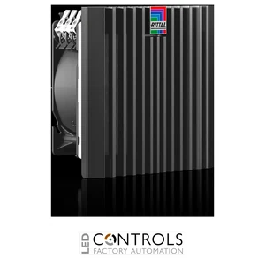SK3238.718 Rittal SK Blue E+ Fan-And-Filter Unit, 63/72 MÂ³/H, 115 V, 1~, 50Â Hz/60Â Hz, WxHxD 148.5 X 148.5 X 82.5 mm, Ral 9005