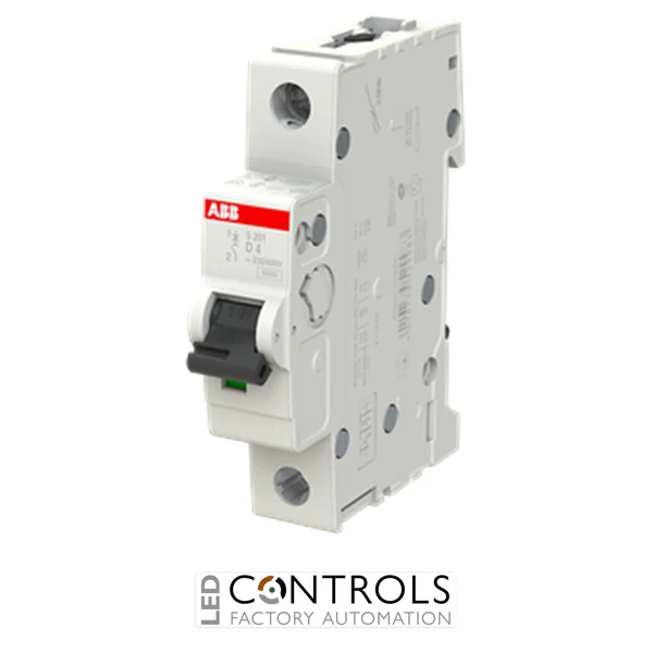 S201-D4 Miniature Circuit Breaker - 1P - D - 4 A