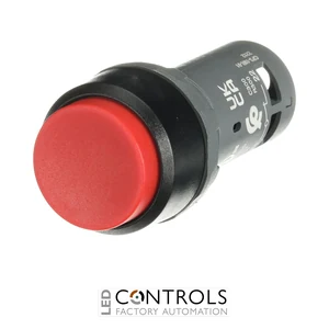 1SFA619102R1041 ABB CP3-10R-01 Compact Momentary Red Extended Pushbutton 1NC - image 2