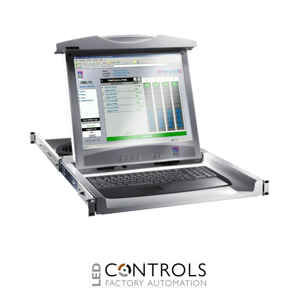 DK9055.310 Rittal Monitor/keyboard unit WHD: 482.6mm (19")x1 Ux680mm