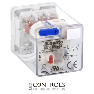 HR703CD024 - IND. RELAY 11 PINS 3C/O 10A 24VDC+LED
