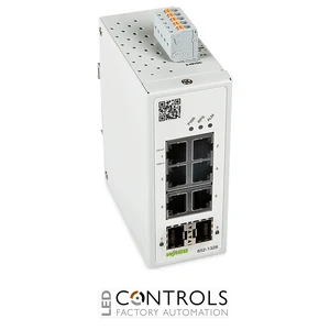 852-1328 Wago Industrial-Managed-Switch;6-Port 1000BASE-T;2-Slot 1000BASE-SX/LX