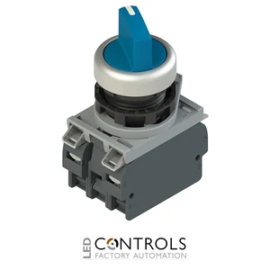 E2 AC-DXBC2290 Pizzato Complete unit with illuminated 4 positions selector, fixing adapter and contacts