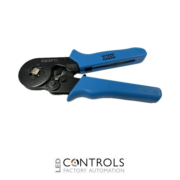 EQCEFT1-CAL Partex Equilateral Self-Adjusting Crimp Tool for Cord End Ferrules up to 6mm², calibration certificate