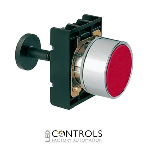 8LM2TR1004 - COMPLETE RED FLUSH RESET BUT- TON W/O WO