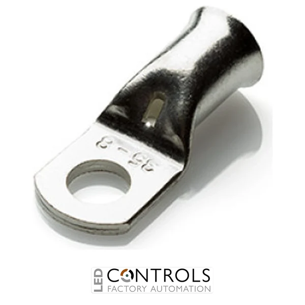 PXV630-10-4H Partex copper tube ring terminal, 630mm², M4 x 10 stud, pack 1