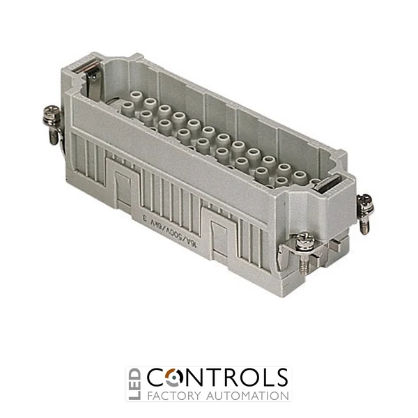 CQEM46N Ilme Male insert 46 pole and earth 16 amp crimp
