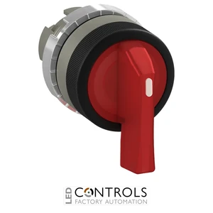 1SFA184641R9101 ABB P9MSAD0R Red Illuminated 2-Position Maintained Selector Switch