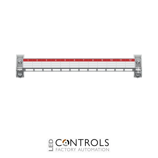 2CPX054072R9999 ABB ZEP12 Universal Patch Panel with Holder for 12 Keystone or E-DAT Modules