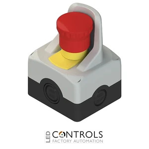 ES AC31684 Pizzato Housing with 24 Vdc RGB illuminated guard and buzzer