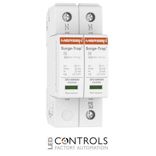 Mersen Surge Protector Type 2 SPD 2 Pole 48 Volt 20KA TNS