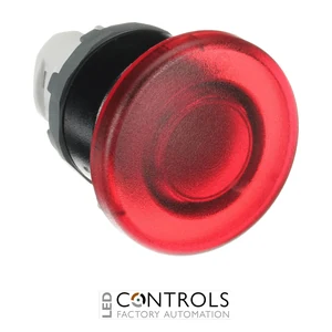 1SFA611124R1101 ABB MPM1-11R Red Illuminated Mushroom Pushbutton 40 mm - image 3