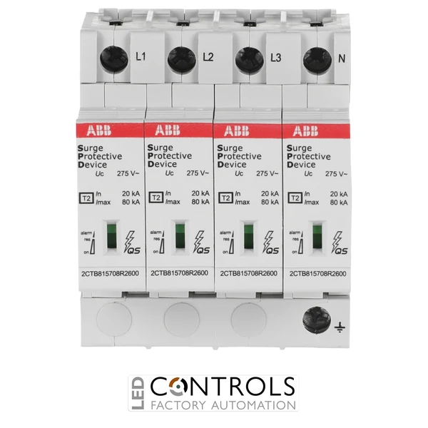 2CTB815708R2300 ABB OVR T2 4L 80-275s P QS Surge Protective Device