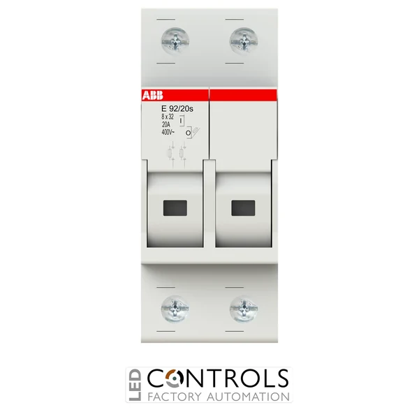 2CSM289623R1801 ABB E9220S E 92/20S Fuse Holder 2P 20 A 8.5 × 31.5 mm