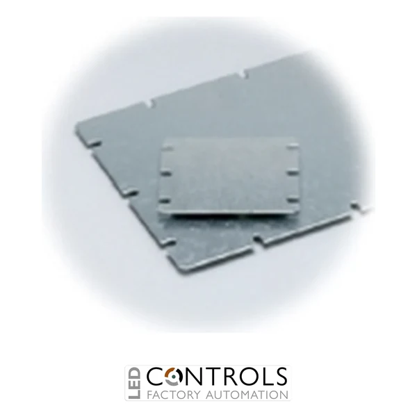 5514077 Fibox MIV 125 Mounting plate (Galvanized steel), for enclosures: 130x130x35-130x130x125