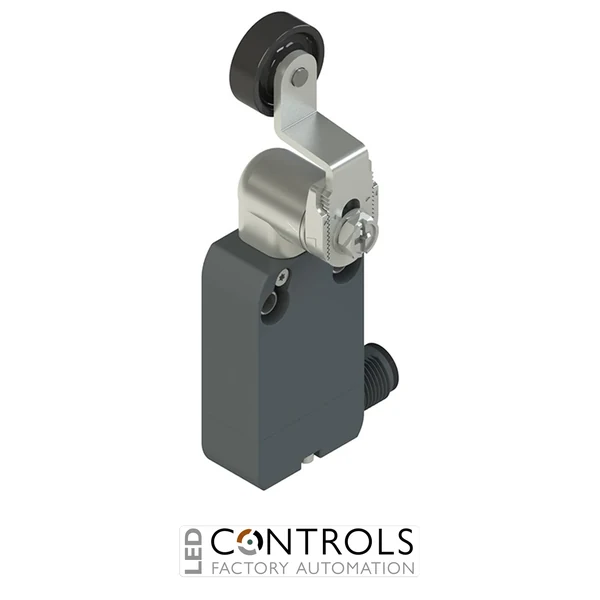 NF B112KE-DMK Pizzato Modular prewired switch with adjustable shaped metal revolving lever diam. 20 roller