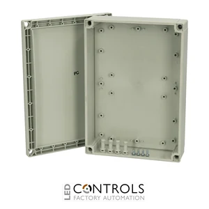 6011324 Fibox PC 200/63 HG Enclosure, Polycarbonate High base, grey cover