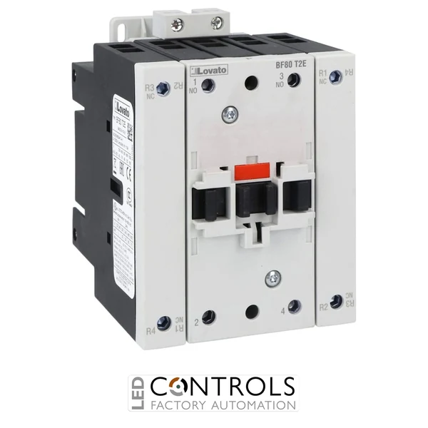 BF80T2E024 - 2NO 2NC CONTACTOR 80A AC3 24VAC/DC 50/60HZ