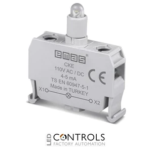 EMAS CKE EMAS C SIGNAL BL.BLUE LED 110 V DC FOR CNTRL BOXES