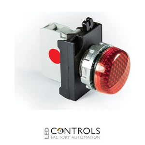 EMAS CM060XK EMAS C SIGNAL LAMPS WITH CONTACT BLOCK RED LED 12 - 30 V AC/DC WITH NUT