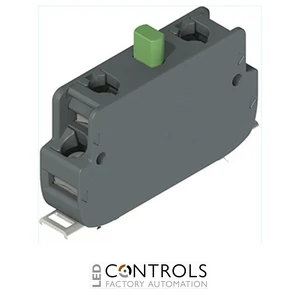 E2 CF20G2V1 Pizzato Double contact block, base fixing, 2NO slow action