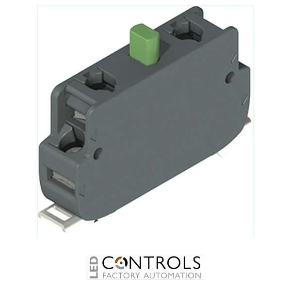 E2 CF20G2V1 Pizzato Double contact block, base fixing, 2NO slow action