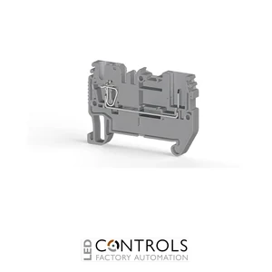 SCP2.5GREY IMO Spring Clamp Terminal With Plug Entry, 500V 24A 2.5mm