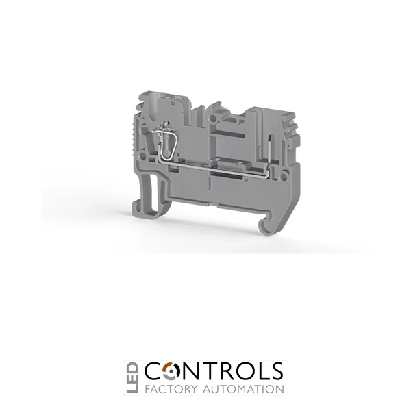 SCP2.5GREY IMO Spring Clamp Terminal With Plug Entry, 500V 24A 2.5mm