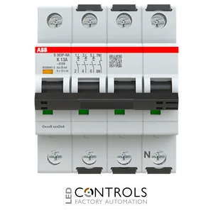 2CDS383103R0447 ABB S303P-K13NA Miniature Circuit Breaker - 3+NP - K - 13 A - image 2
