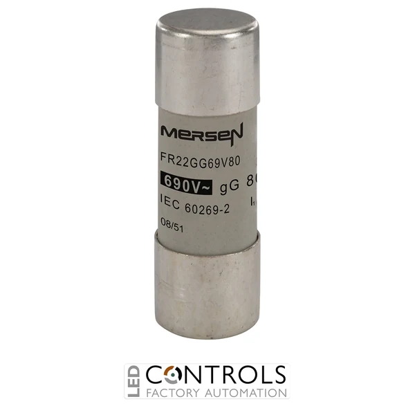 MERSEN FUSE 690V CP 22X58 GG 80A S/I Q217180