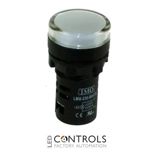 lmb-230-white imo led pilot light 230vac white ip65