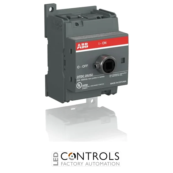 1SCA134375R1001 ABB OTDC25U2 2 Pole 1000VDC  40A Switch Disconnector