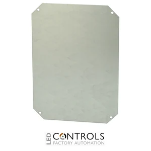8120733 Fibox MPS ARCA 4030 Mounting plate (350x250x2 mm) Galvanized steel, for sizes 400x300x150/210