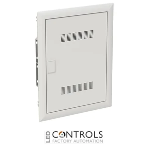 2CPX031390R9999 ABB UK620MV UK600 Flush-Mounted Ventilated Multimedia Enclosure 2 Row 24 Module RAL 9016 IP30 - image 3