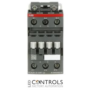 1SBL236060R2200 ABB AF26ZB-30-00RT-22 3 Pole 3NO Contactor 48-130V 50/60Hz DC Ring-Tongue Terminals