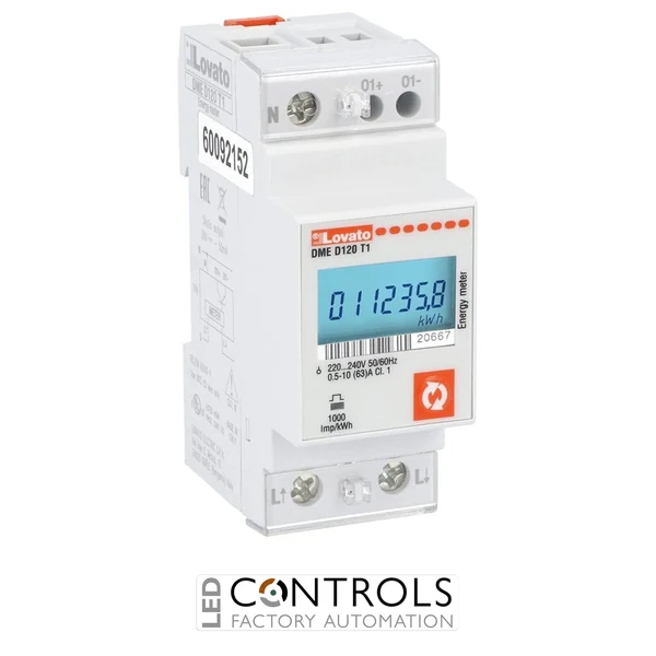 DMED120T1 - 1PH 1OUT PROG.DIGITAL METER 63A MULTI-ME