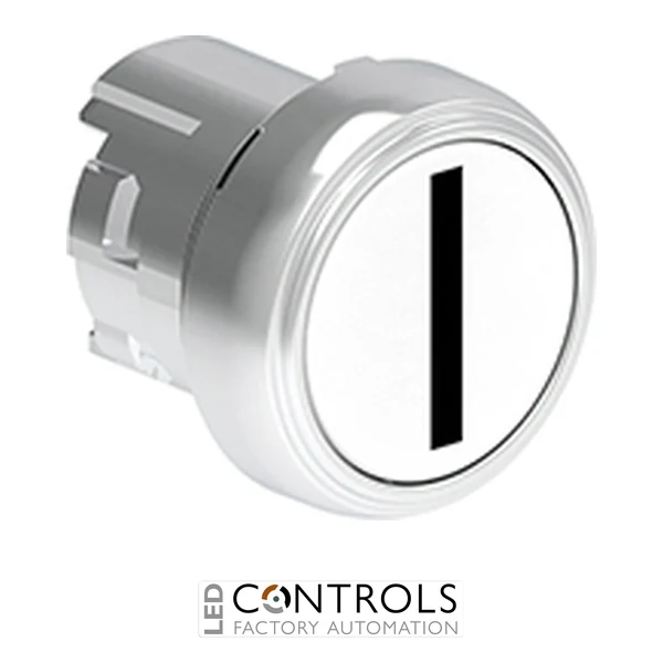 LOVATO LPSB1118 WHITE FLUSH MET. PUSH-BUTTON I