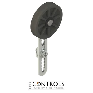 VF LE56-R26 Pizzato Adjustable safety lever with rubber roller, 50 mm diameter