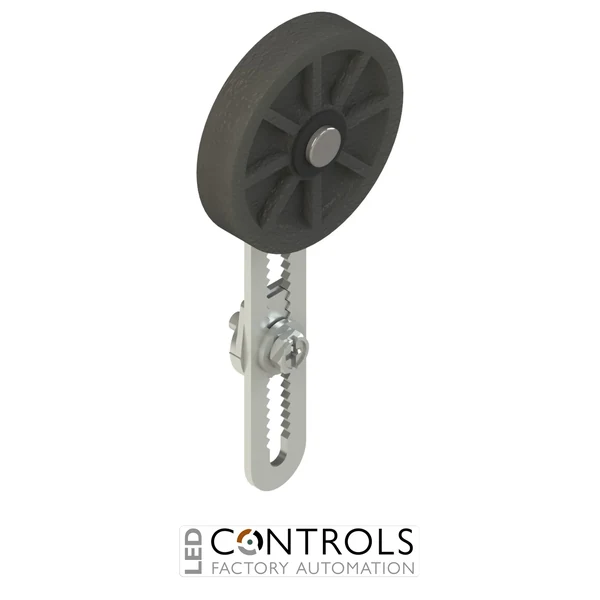 VF LE56-R26 Pizzato Adjustable safety lever with rubber roller, 50 mm diameter