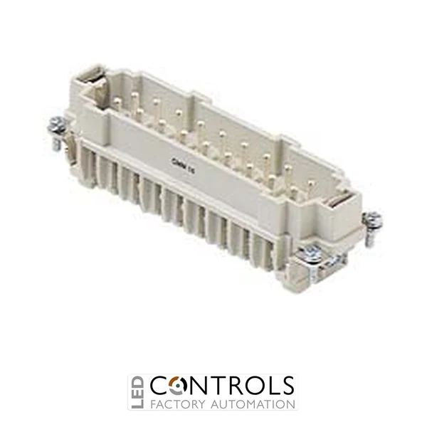 CMEM16 Ilme Male insert 16 pole and earth 16 amp and 2 aux screw