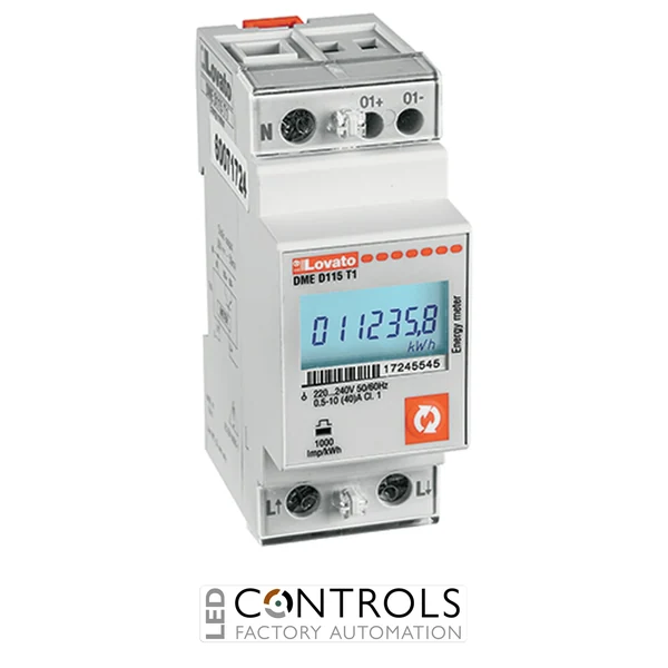 DMED115T1 - 1OUT 1PH 40A PROGRAMMABLEDIGITAL METER 2 MOD