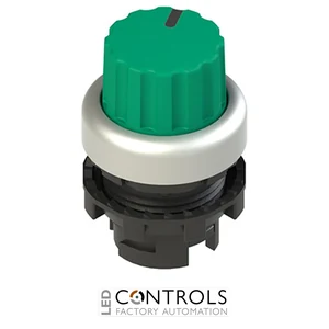 E2 1SE42ACA49AB Pizzato Knob selector, 2 positions green with marking