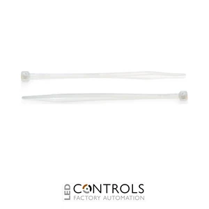 HFC100-N Partex non-releasable nylon cable tie, 100mm x 2.5mm, Natural, pack 100