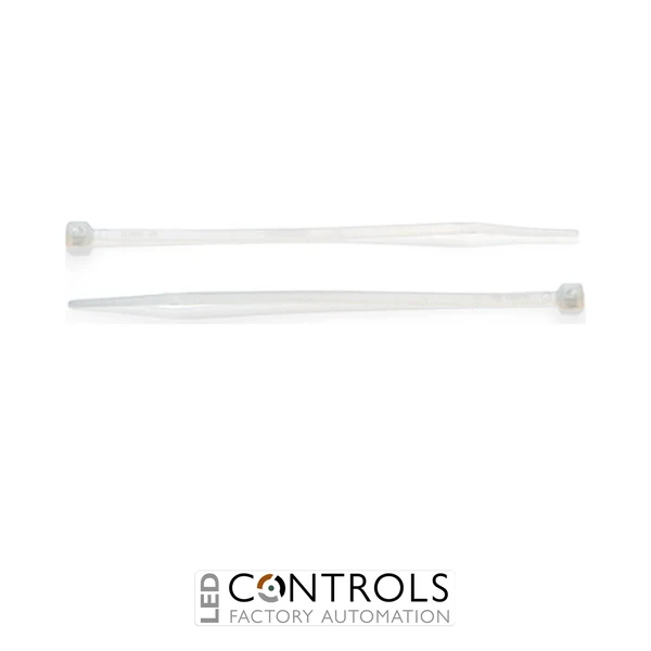 HFC100-N Partex non-releasable nylon cable tie, 100mm x 2.5mm, Natural, pack 100
